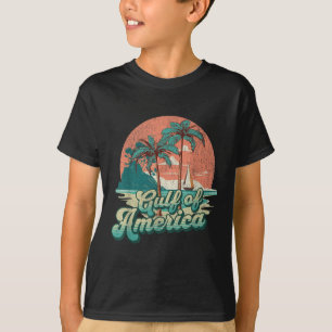 T-shirt Retro Sunset Beach Vibes - Golfe D'Usa, Amérique