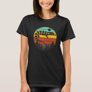 T-shirt Rétro Sunset Blue Tongue Skink Lizard Vintage