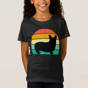 T-Shirt Retro Sunset Corgi