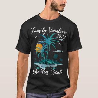 T-shirt Retro Sunset Family Vacation 2022 Jamaïque Ocho Ri