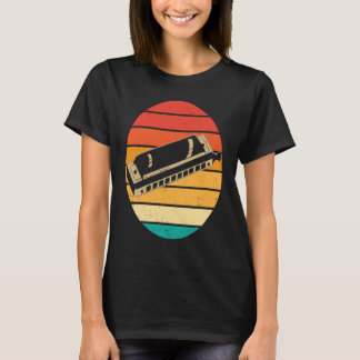T-shirt Retro Sunset Harmonica