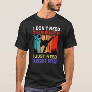 T-shirt Retro Sunset Je n'ai pas besoin de thérapie J'ai j