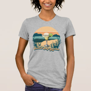 T-shirt Retro Sunset Margaritas
