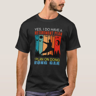 T-shirt Retro Sunset Slogan Retraite Je Prévois De Faire H