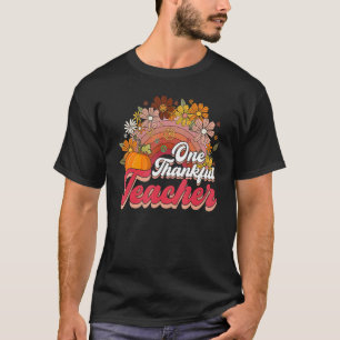 T-shirt Retro Super Arc-en-ciel Un Merci Enseignant Thanks