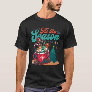 T-shirt Retro super C'Est La Saison Cacao Chaud Gingerpain