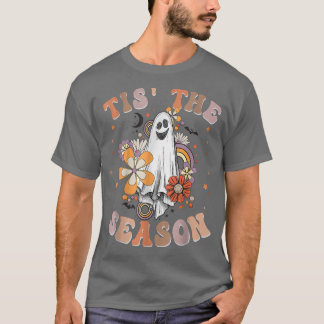T-shirt Retro Super C'Est La Saison Citrouille Ghost Hippi