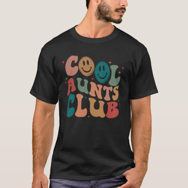 T-shirt Rétro Super Cool Aunts Club Auntie Femmes Cool Au (Devant)