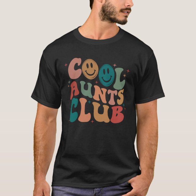 T-shirt Rétro Super Cool Aunts Club Auntie Femmes Cool Au (Devant)
