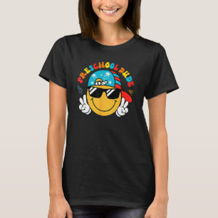 T-shirt Retro Super De L'École Primaire Mec Souriez À L'Éc