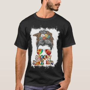 T-shirt Retro Super depuis 1975 Messy Bun Hip Retro 60s 70
