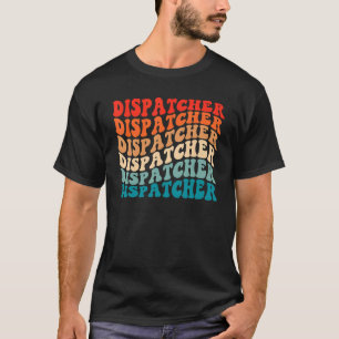 T-shirt Retro Super Dispatcher les années 70 Vintage Hippi