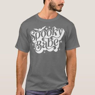 T-shirt Retro Super Éffrayant Baby Éffrayante saison Funny