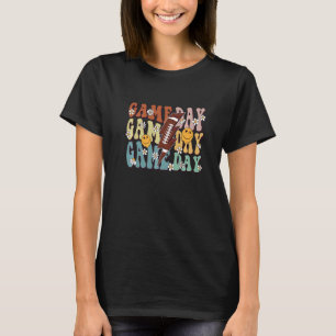 T-shirt Retro Super Floral Jeu Vibes Jour Famille Correspo