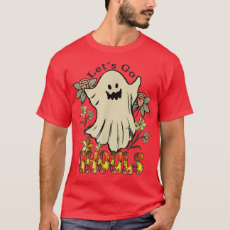 T-shirt Retro Super Go Ghouls Halloween 2022 Fantôme
