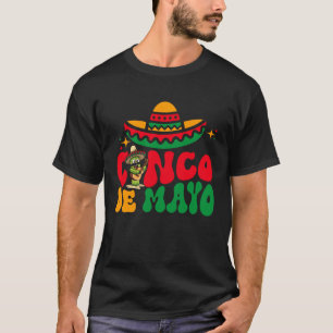 T-shirt Retro Super Happy Cinco De Mayo Parti Mexicain Lai
