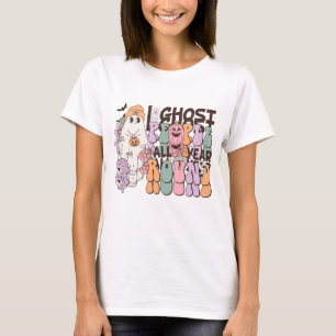 T-shirt Retro Super I Ghost People Toute L'Année Autour De