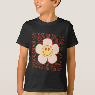 T-shirt Retro Super Joyeux Visage 100 Jours De Mignonne D'