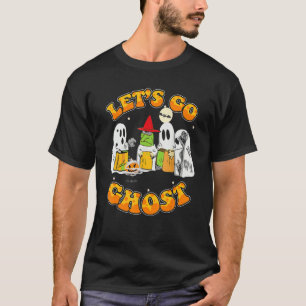 T-shirt Retro Super Let's Go Ghost Halloween Éffrayant