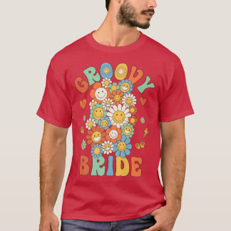 T-shirt Retro Super Mariée Super Anniversaire