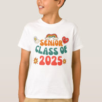 Retro Super Senior 25 Class Of 2025 Graduation