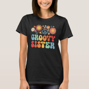 T-shirt Retro Super soeur jumelle famille 1er anniversaire