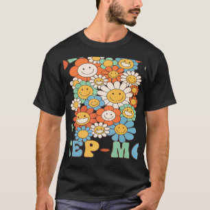 T-shirt Retro Super Step Maman Super fête d'anniversaire M