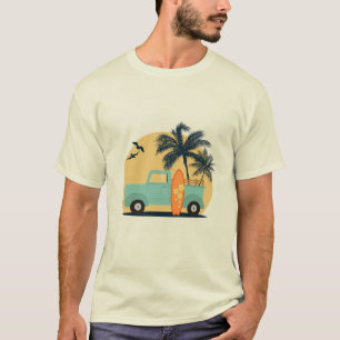 T-Shirt Rétro Surf