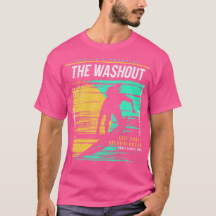 T-shirt Retro Surf The Washout Folly Beach South olina