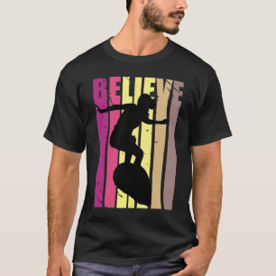 T-shirt Retro Surfer Birthday College Team Distres Vintage