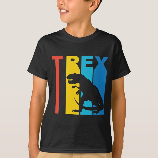 T-shirt Rétro T Rex (Devant)