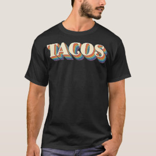 T-shirt Retro Taco Gift Fiesta Amateurs Taco Vintages pour