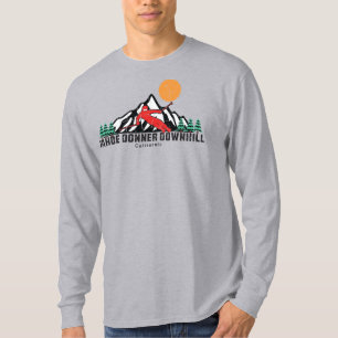 T-shirt Retro Tahoe Donner Ski de descente