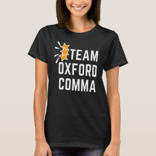 T-shirt Retro Team Oxford Comma Preservation Society