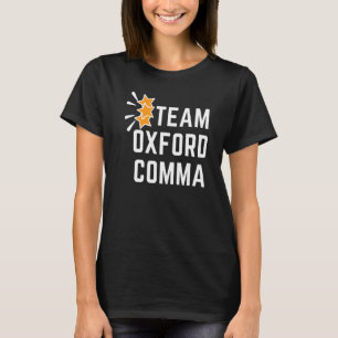 T-shirt Retro Team Oxford Comma Preservation Society