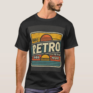 t-shirt rétro, tee vintage, esthétique des années 