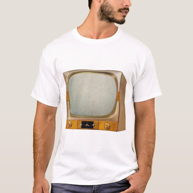 T-shirt Rétro téléviseur vintage du kitsch TV (Devant)
