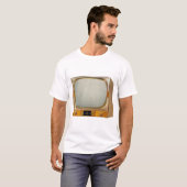T-shirt Rétro téléviseur vintage du kitsch TV (Devant entier)