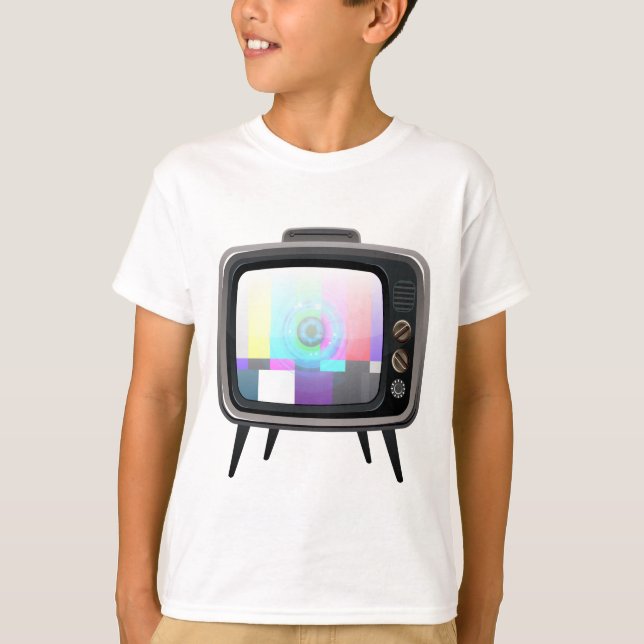 T-shirt Rétro télévision (Devant)