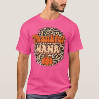 T-shirt Retro Thankful Mama Bonjour Automne Vidéos d'autom
