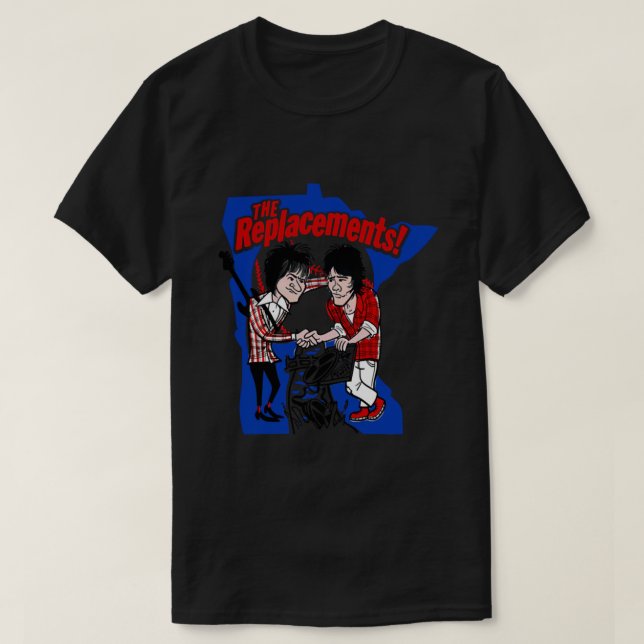 T-shirt Retro The Replacements Band Gift Music Forever (Design devant)