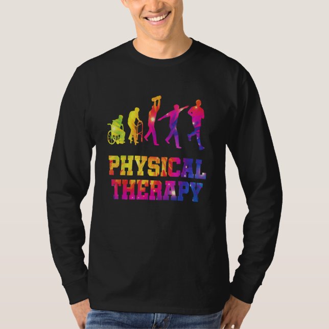 T-shirt Retro Tie Dye Physical Therapy Evolution  PT Thera (Devant)