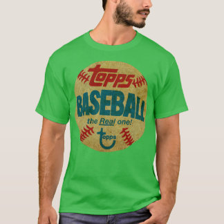 T-shirt Retro Topps baseball le vrai dessus Crewneck S