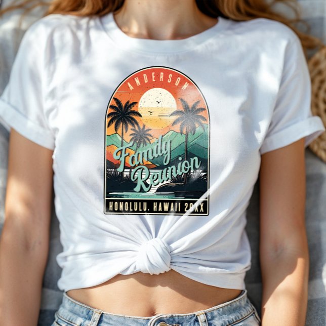T-shirt Retro Tropical Family Reunion ID1135 (Créateur téléchargé)