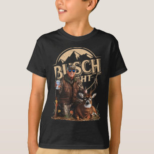 T-shirt Retro Trump chasse le cerf drôle de bière boit de