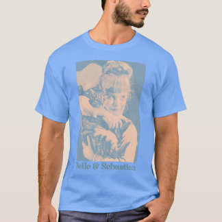 T-shirt Retro Twee Belle Sebastian Fan Hommage Design
