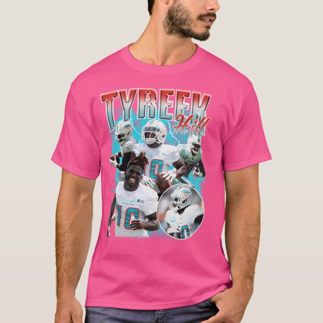 T-shirt Retro Tyreek Hill Miami (Devant)