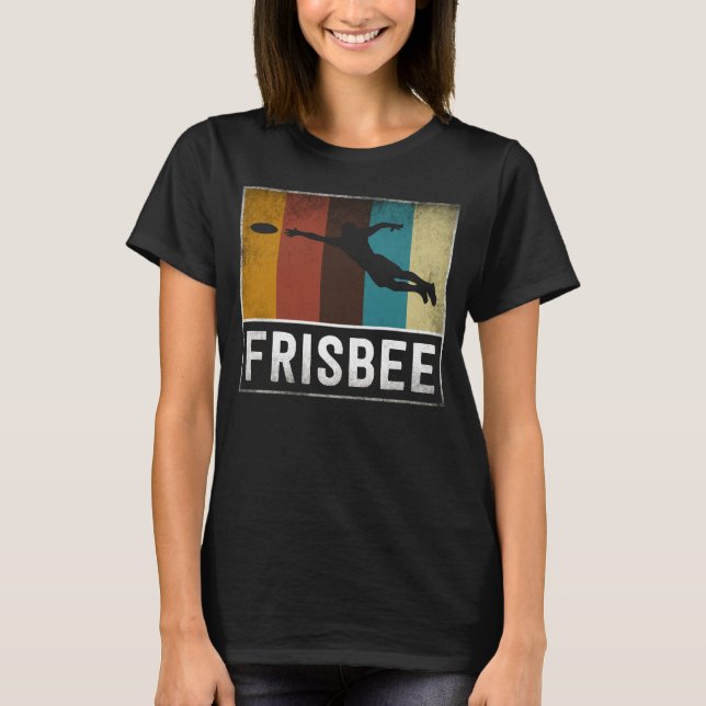T-shirt Retro Ultimate Frisbee (Devant)