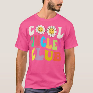 T-shirt Retro Uncles Cool Club Smile Face Drôle Nouveau On