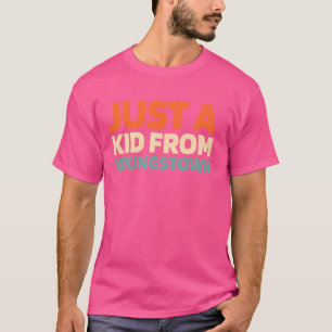 T-shirt Retro Us City American Juste Un Enfant De L'Ohio Y